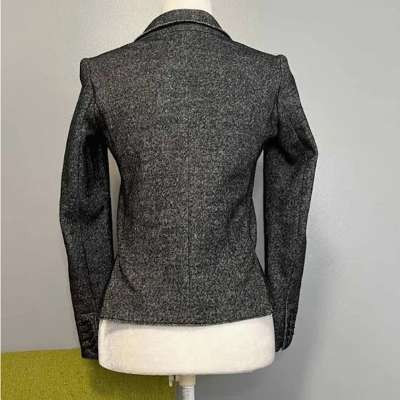 JCrew Women's Charcoal Double-Breasted Jacket - Picture 10 of 11